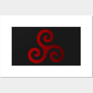 Triskelion Celtic Symbol Posters and Art